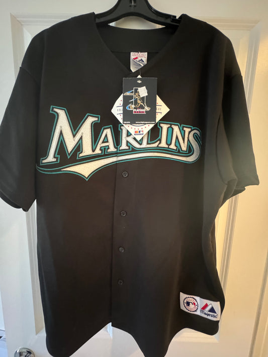 Marlins Miguel Cabrera Majestic Replica Black XL NWT