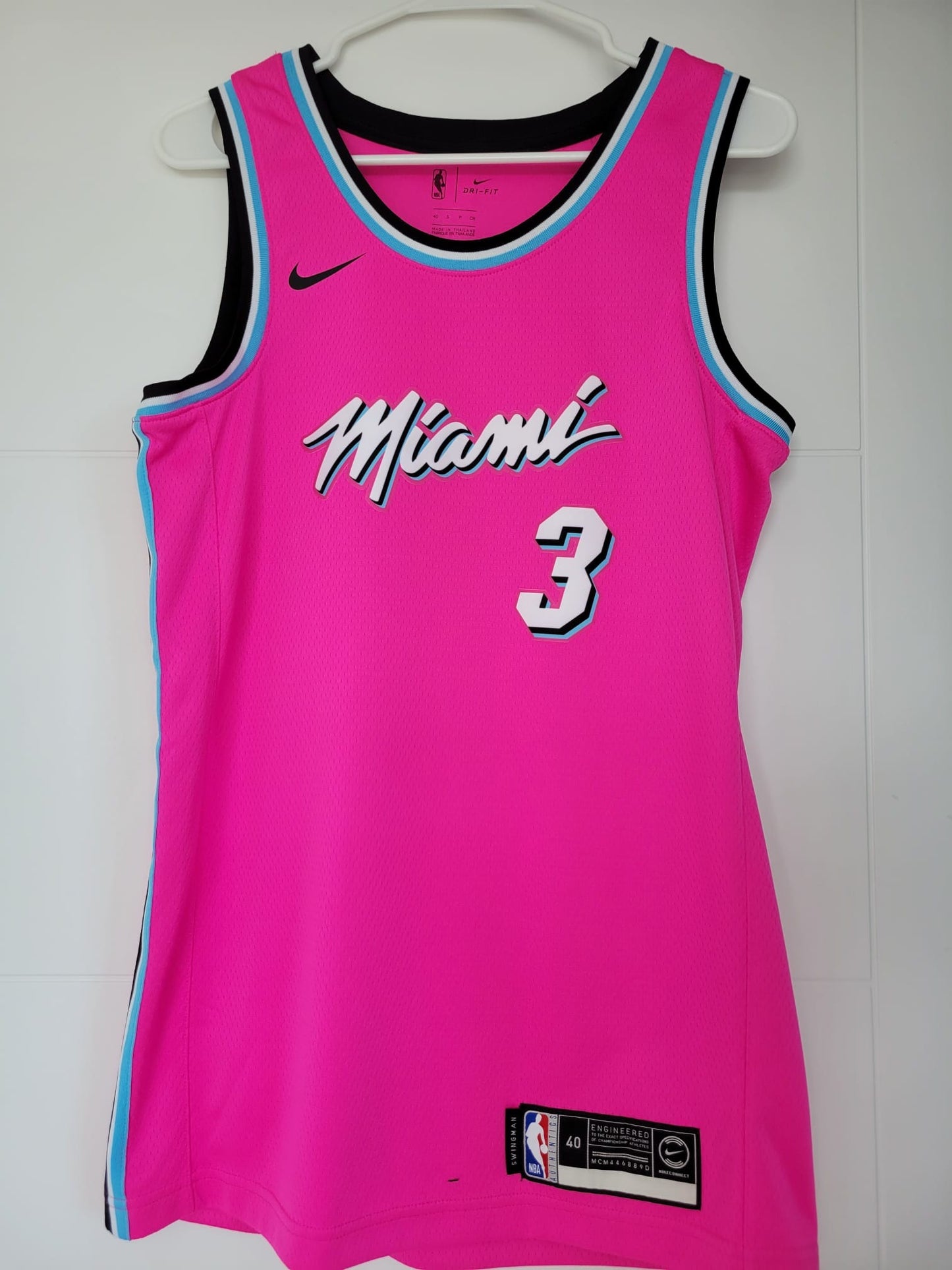 Heat Dwyane Wade Nike Swingman Sunset Vice 40 Used