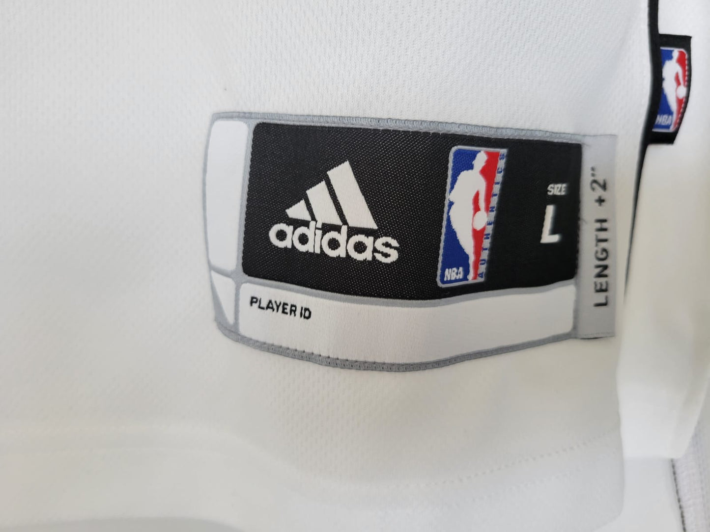 Heat LeBron James Adidas Swingman White Hot L (NWT)