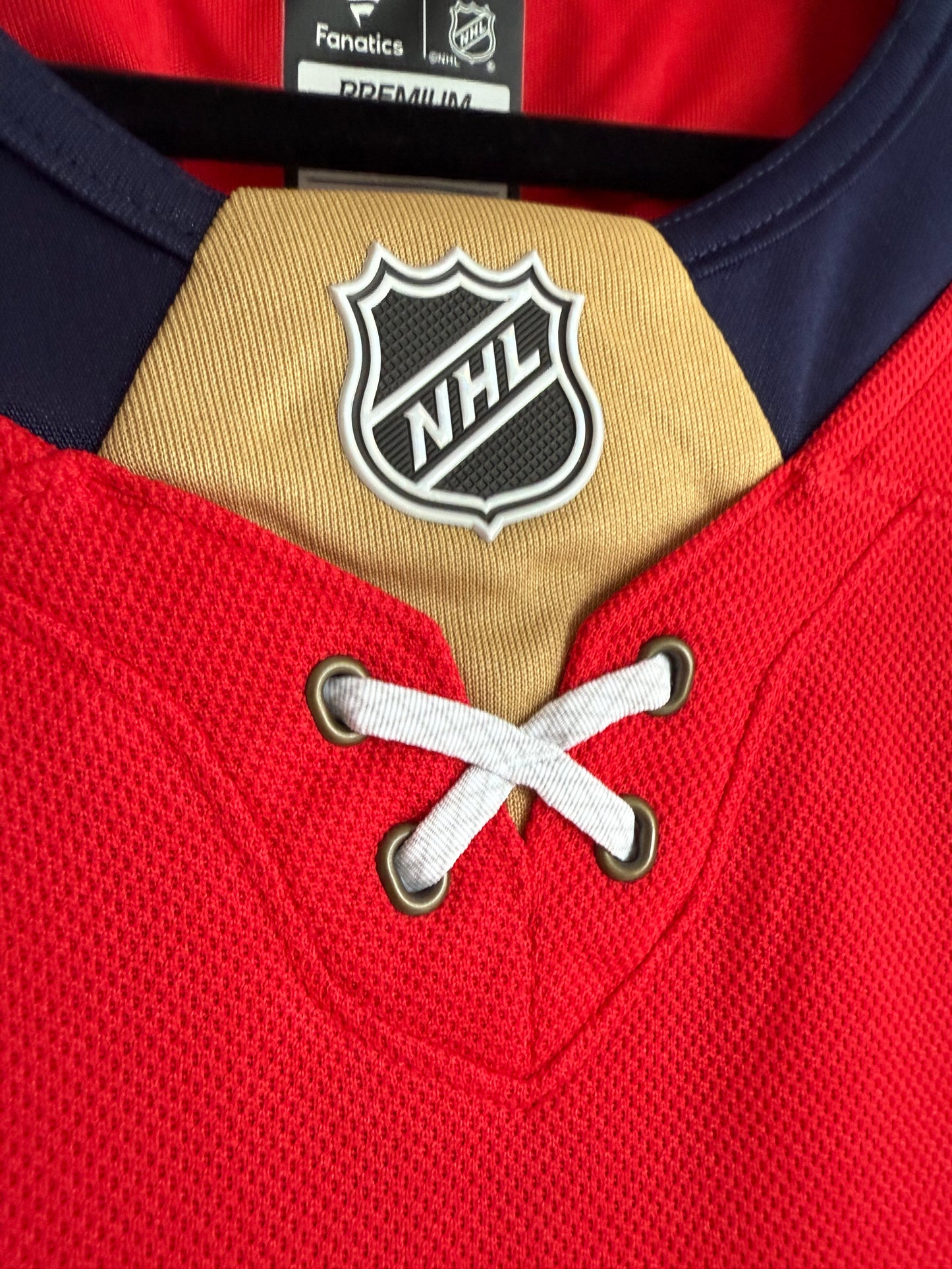 Panthers Fanatics Premium Red 52 (NWT) Blank