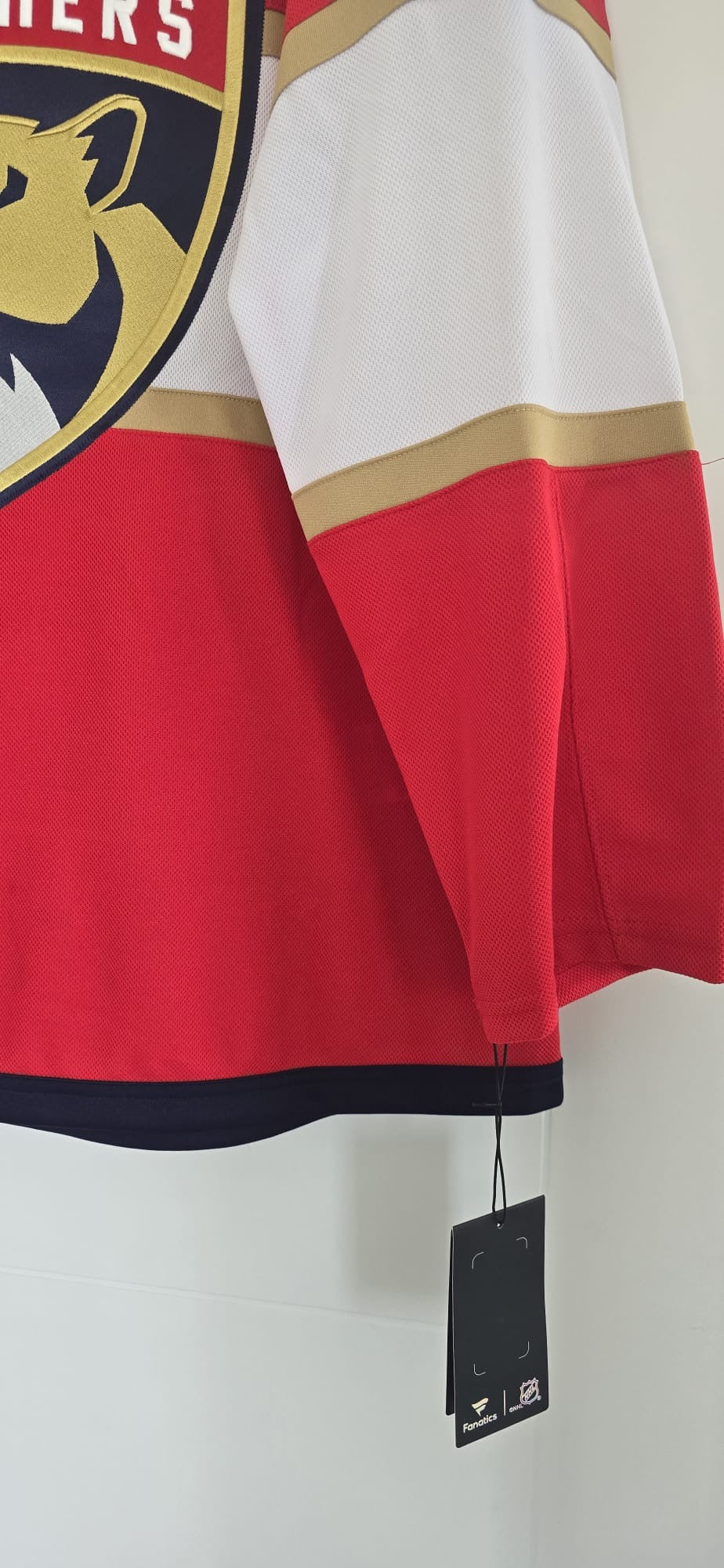 Panthers Autographed Sergei Bobrovsky Fanatics Premium 52 Red NWT (AJ Sports COA)