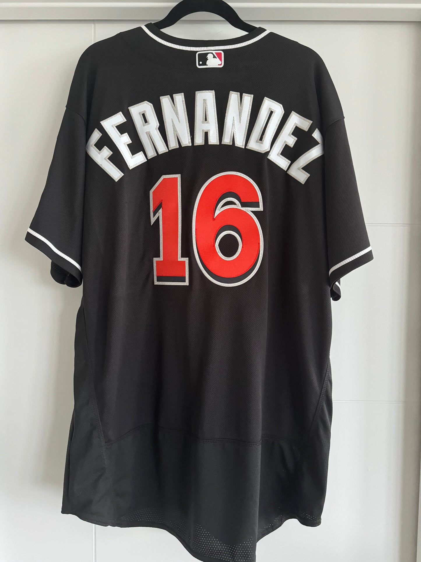 Marlins Jose Fernandez Majestic Athletic Flexbase Authentic Black 52 NWT