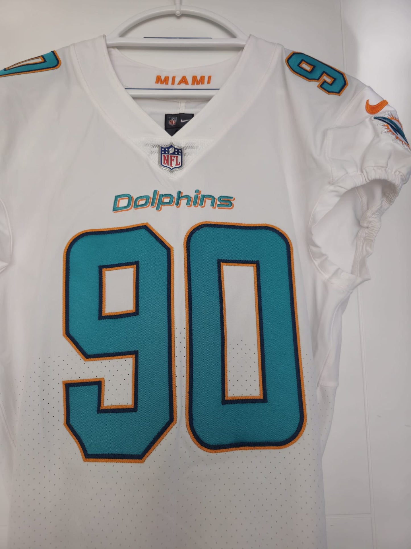 Dolphins Charles Harris Team Issued Nike White 42