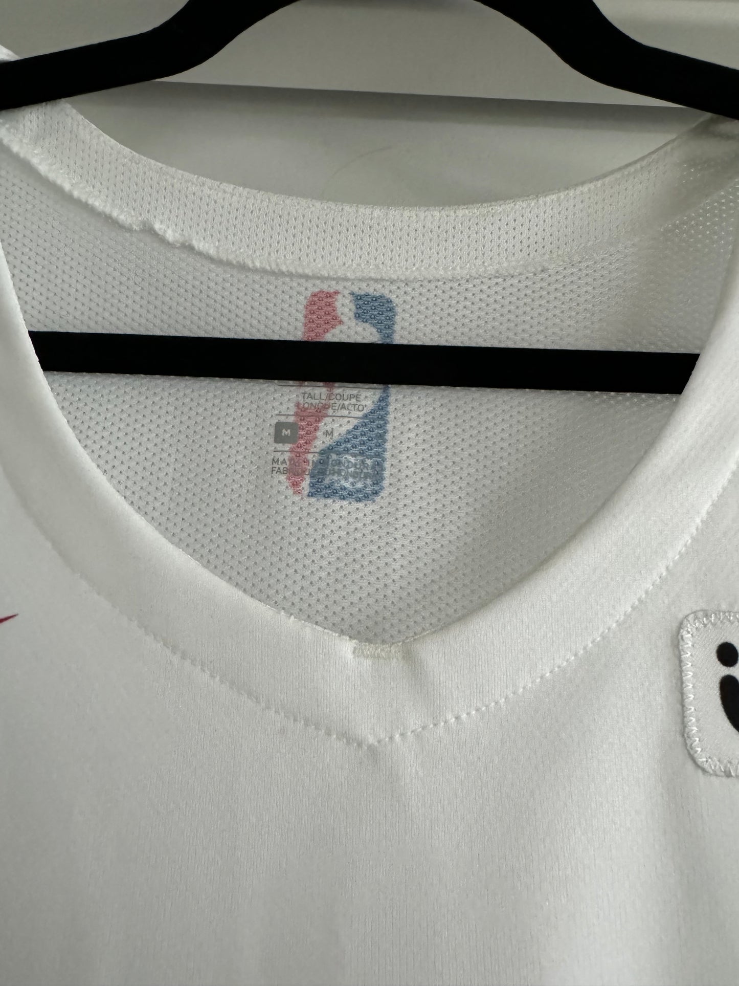 Heat Nike Summer League Blank White M Used