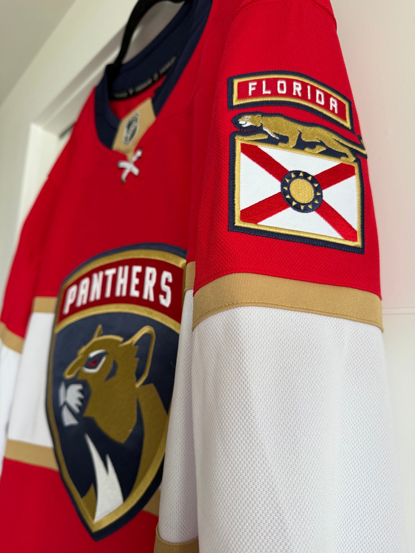 Panthers Fanatics Premium Red 52 (NWT) Blank