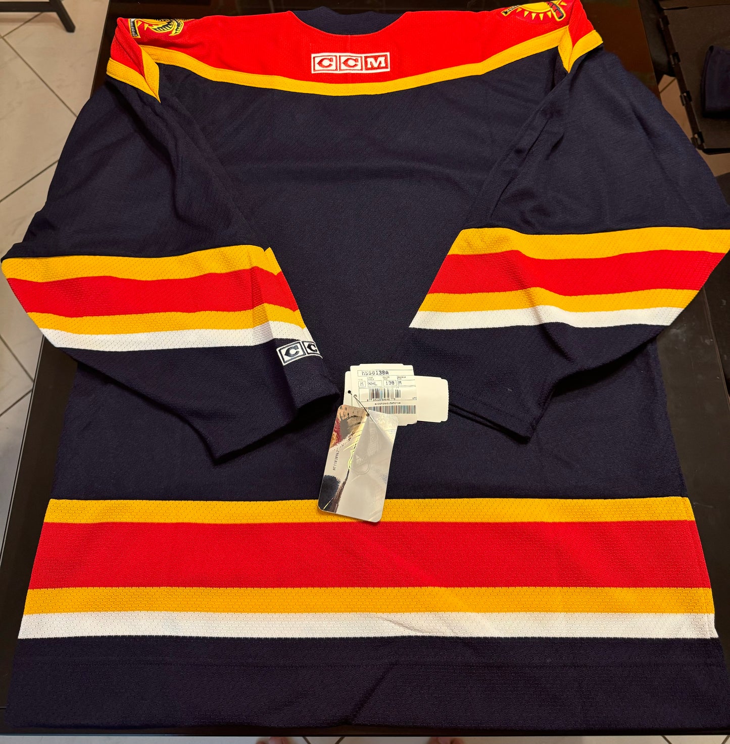 Panthers CCM Replica Navy Blue M (NWT)