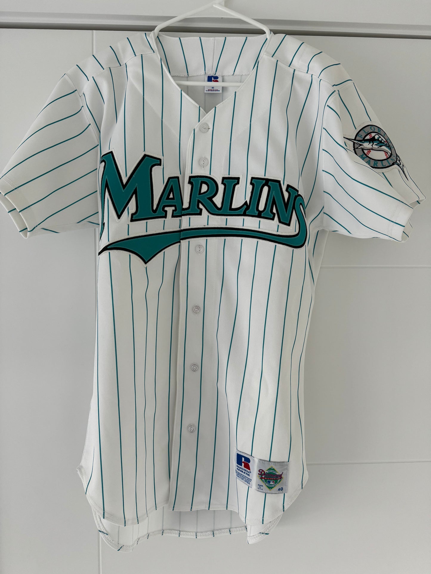 Marlins Russel Athletic Authentic White 40 Pristine