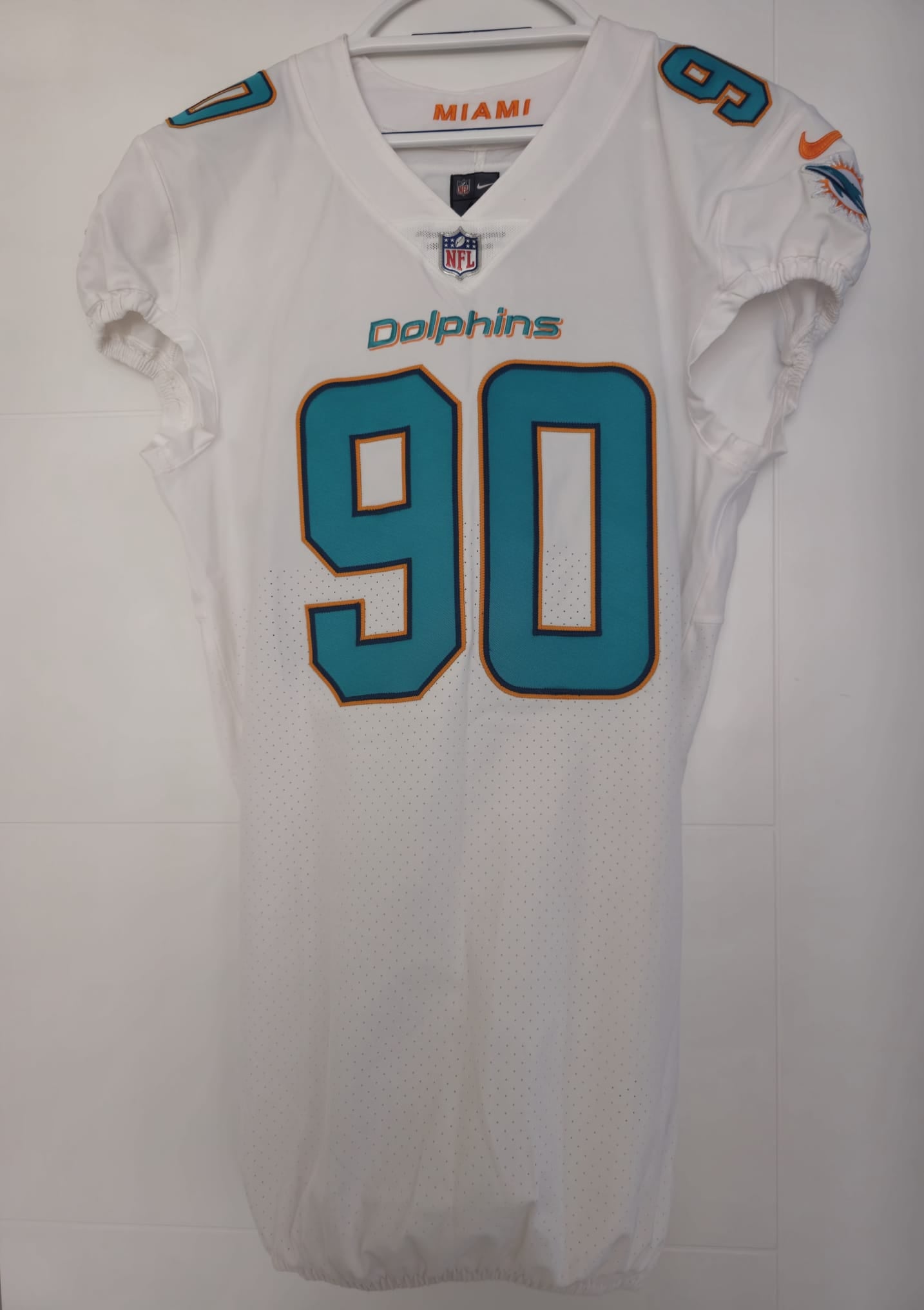 Dolphins Charles Harris Team Issued Nike White 42