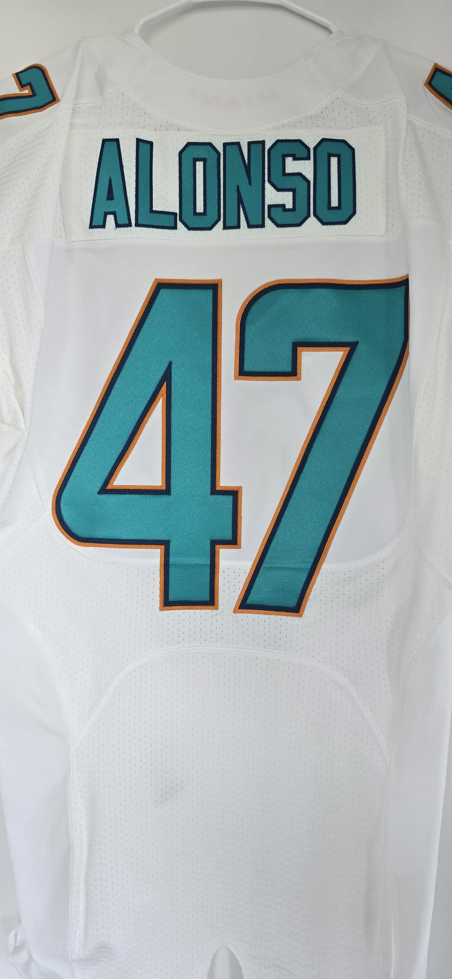 Dolphins Kiko Alonso Team Issued Nike White 44