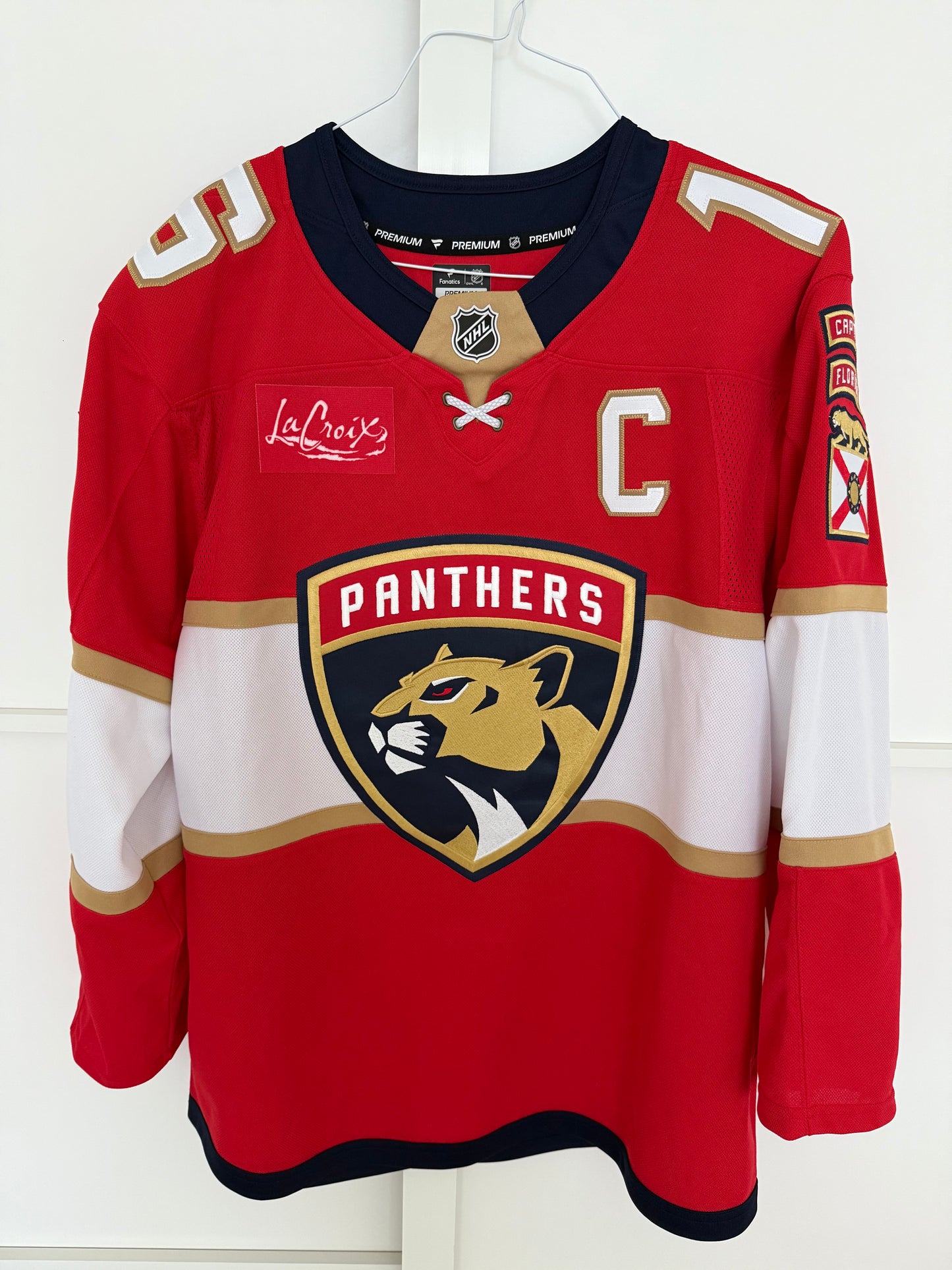 Panthers Alexander Barkov Fanatics Premium 50 Red (NWOT)