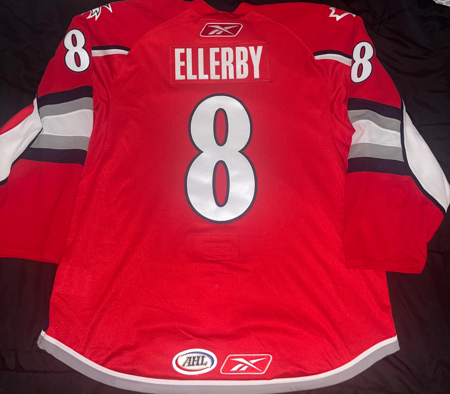 Americans Keaton Ellerby 2010 AHL All Star MiC Reebok Red 56 (used)