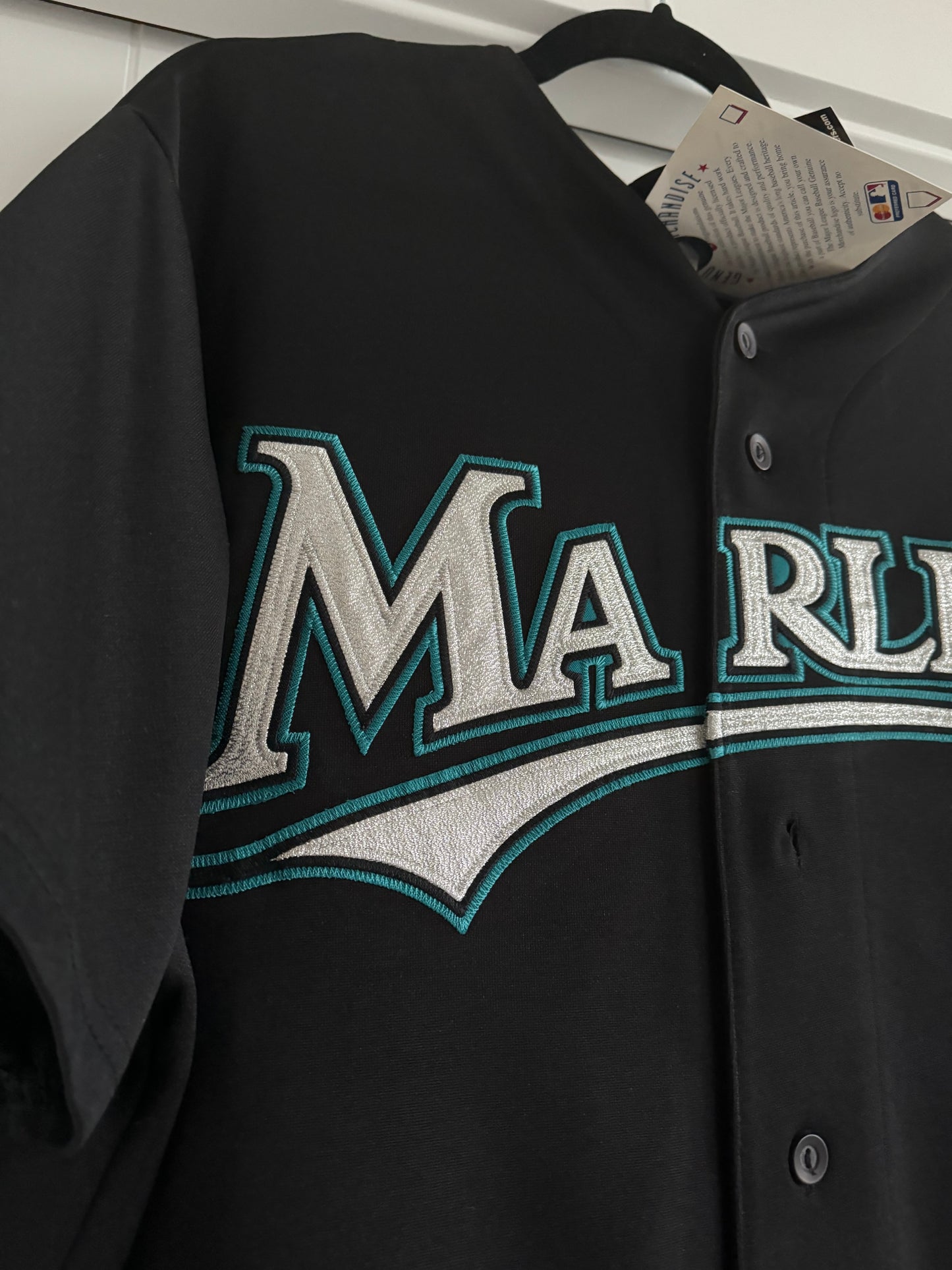 Marlins Dontrelle Willis Majestic Replica Black XXL #35 NWT