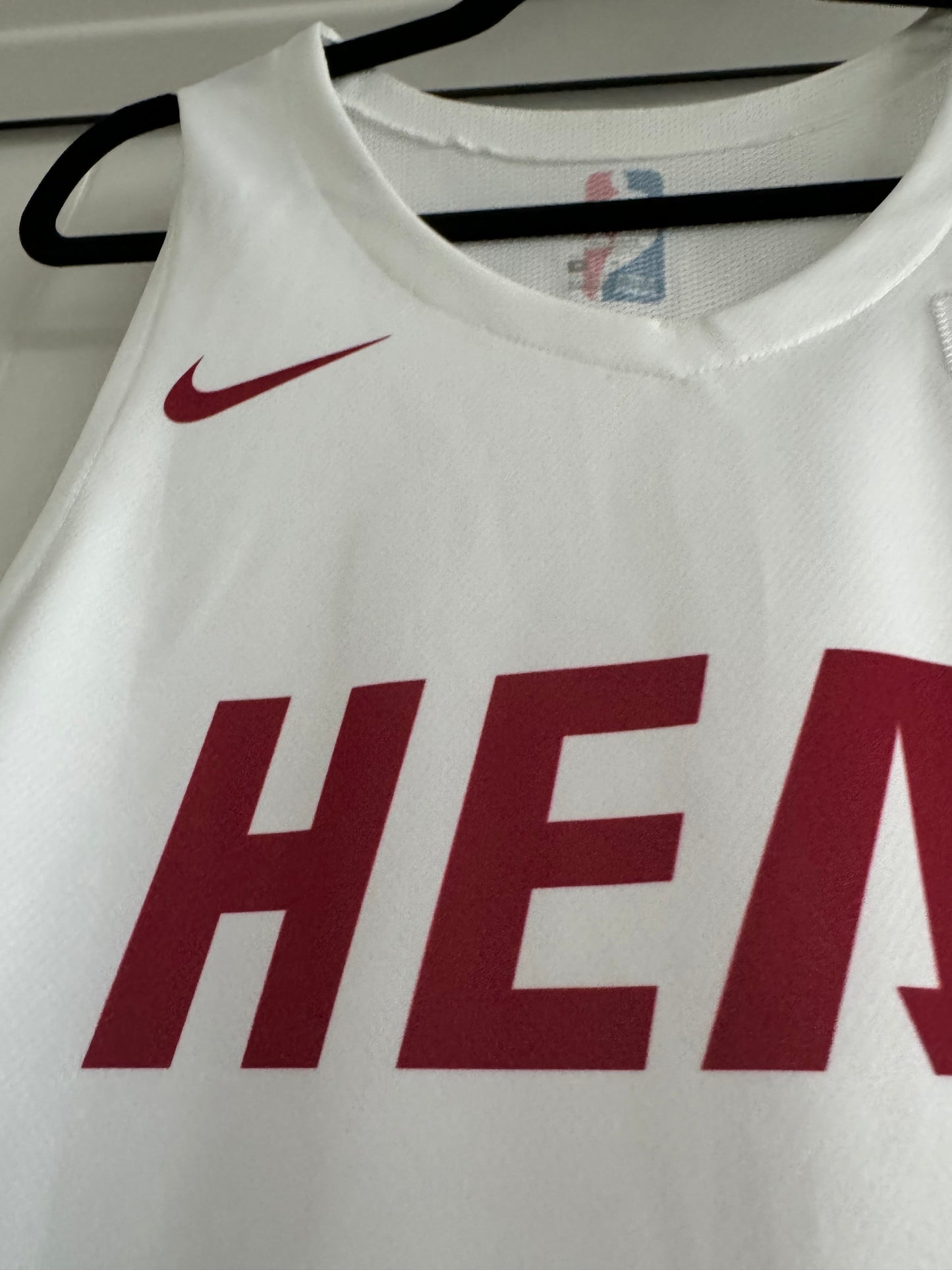 Heat Nike Summer League Blank White M Used