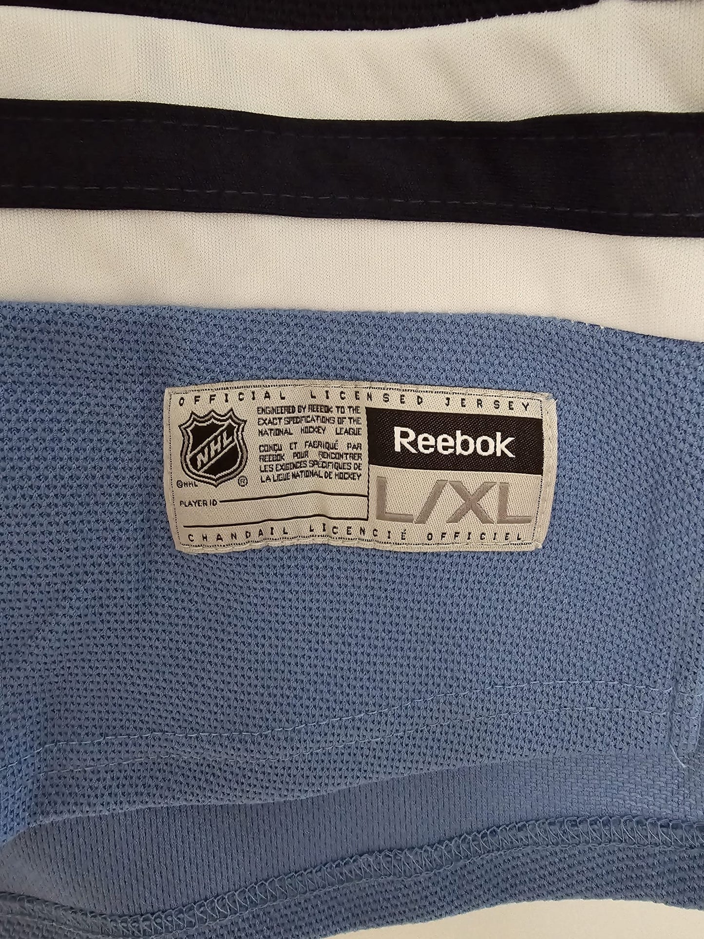 Panthers “Jet Blue” Alternate Reebok Alternate Youth L/XL (NWT)