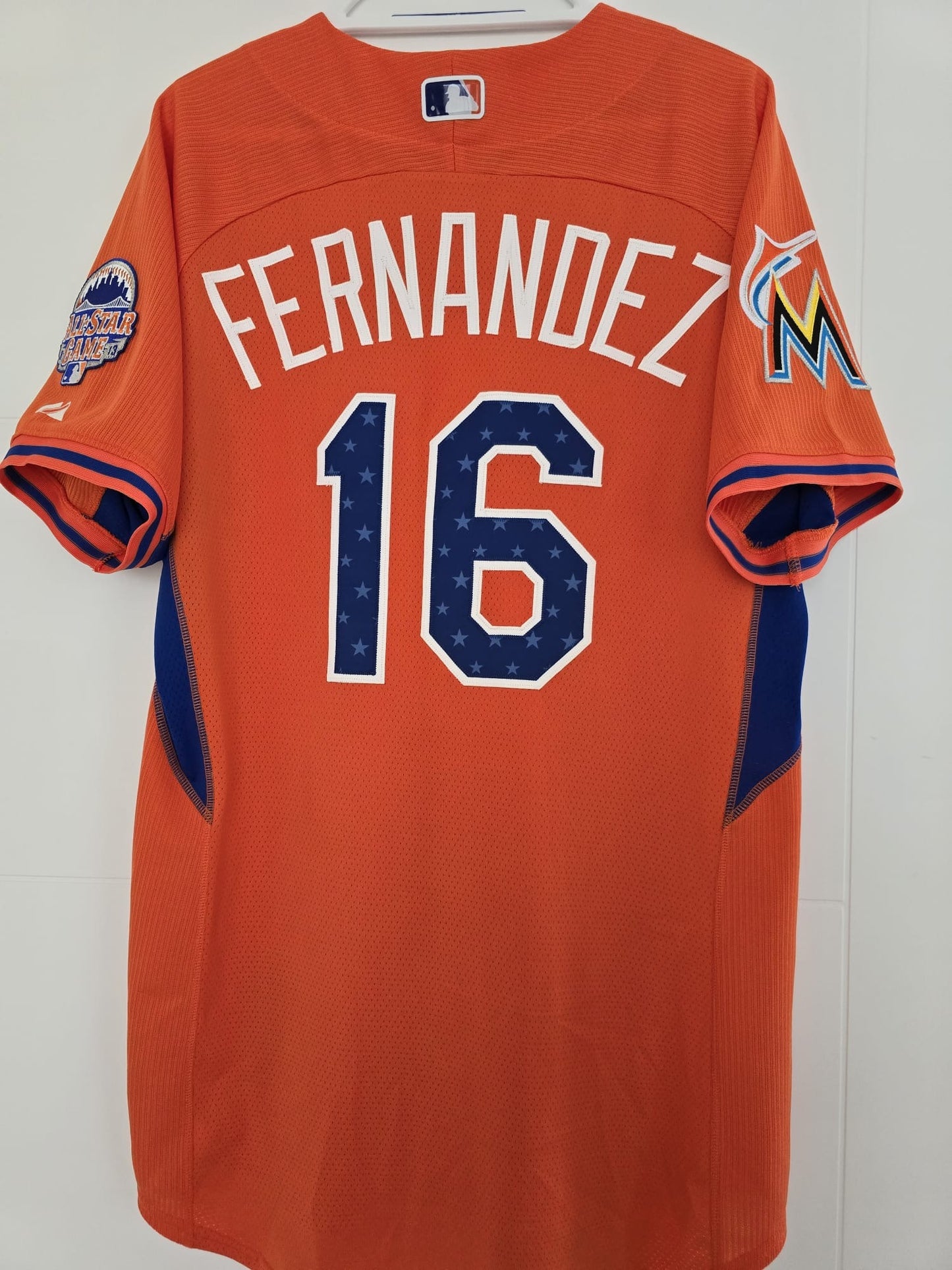 Marlins Jose Fernandez 2013 All Star Game Majestic Authentic 44 M (used)