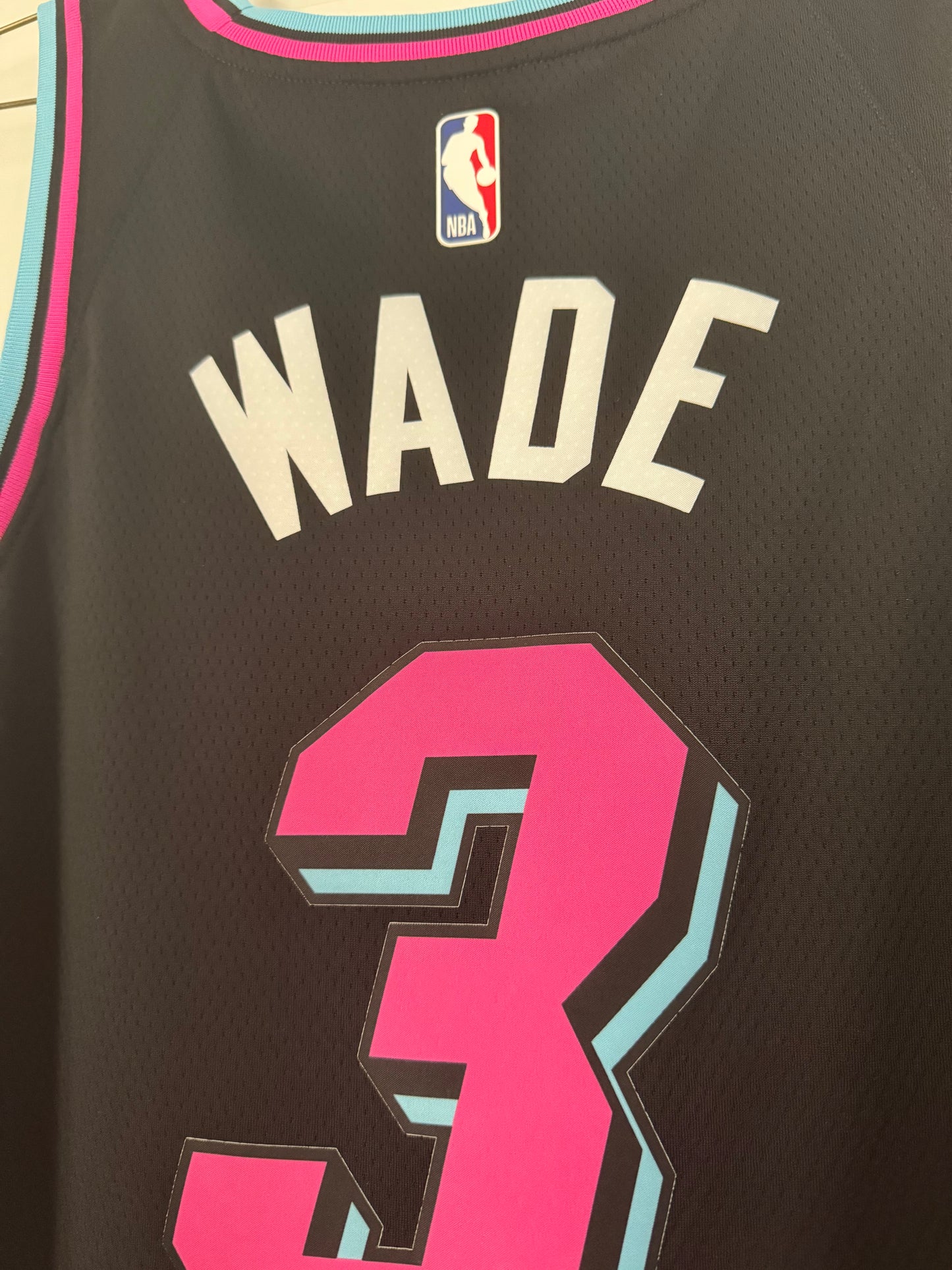 Heat Dwyane Wade Nike Swingman Vice Nights 44 Used