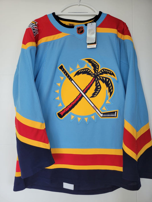 Panthers Adidas Authentic Reverse Retro 2.0 46 NWT