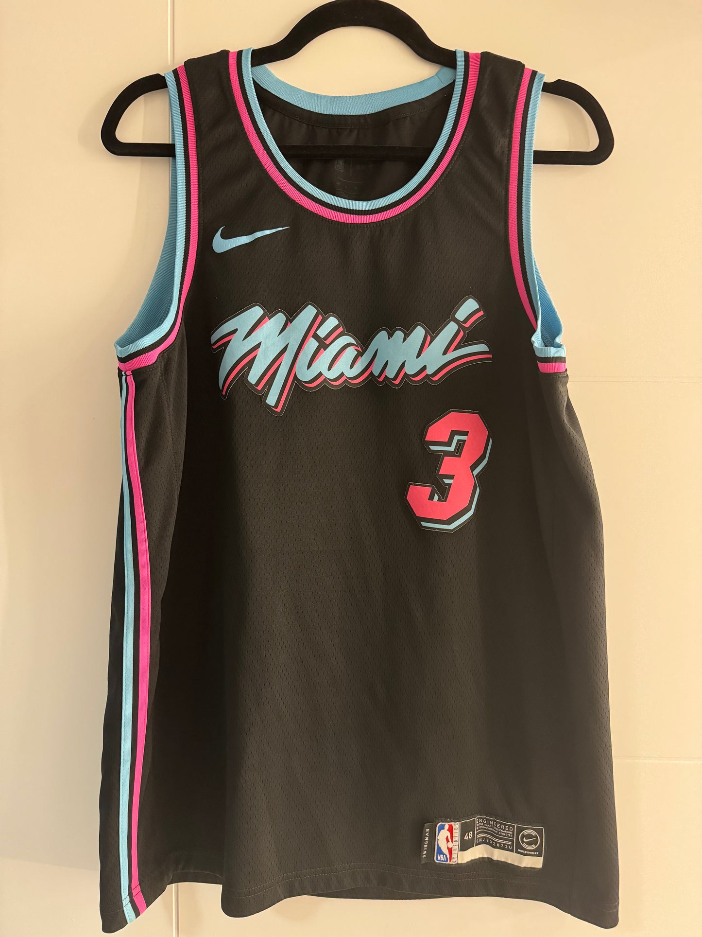 Heat Dwyane Wade Swingman Vice Nights 48 Used