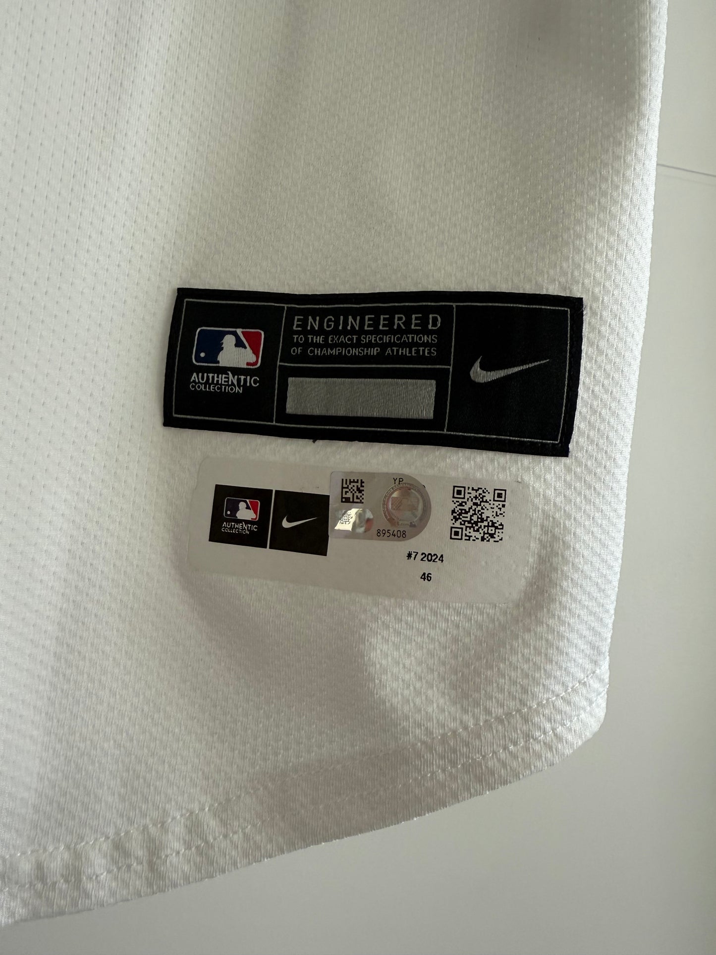 Marlins Jesus Sanchez Team Issued White 46