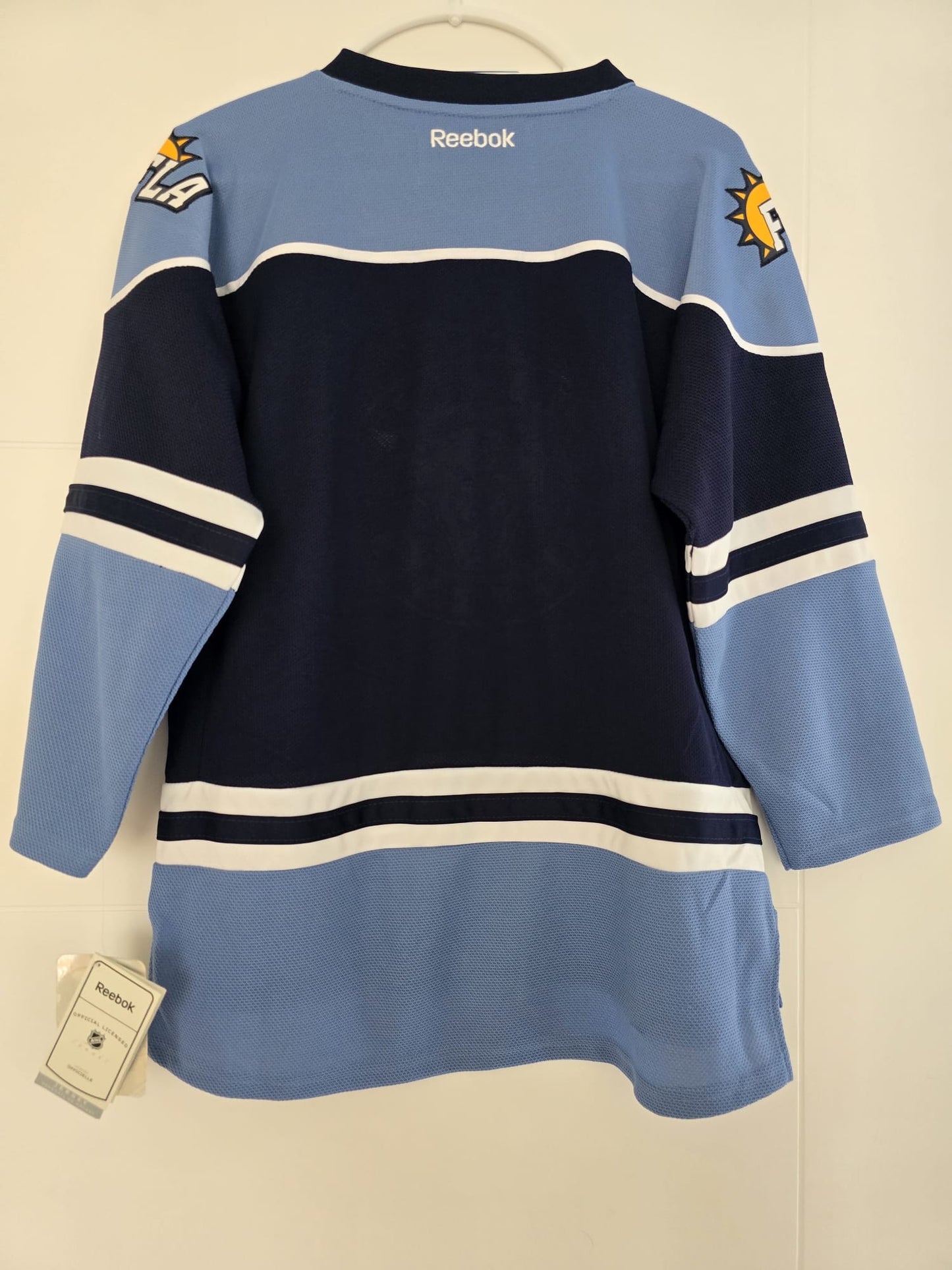 Panthers “Jet Blue” Alternate Reebok Alternate Youth L/XL (NWT)