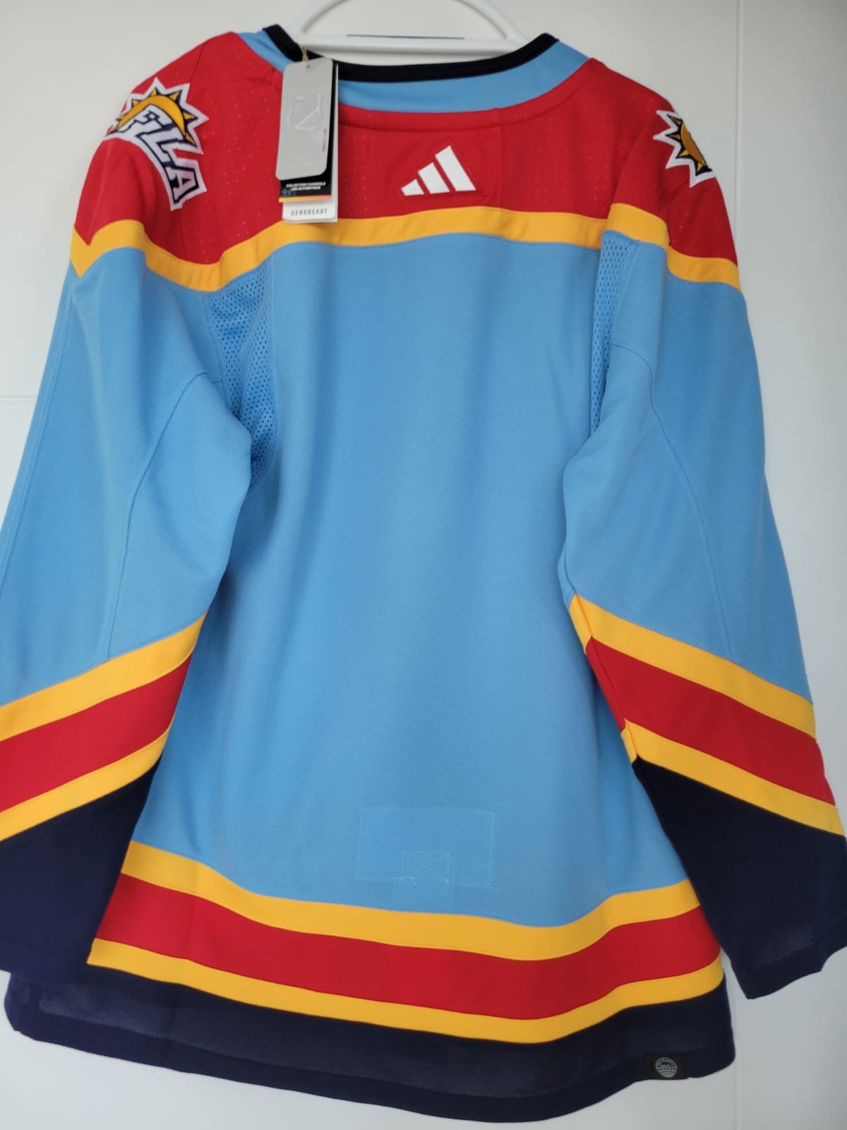 Panthers Adidas Authentic Reverse Retro 2.0 46 NWT