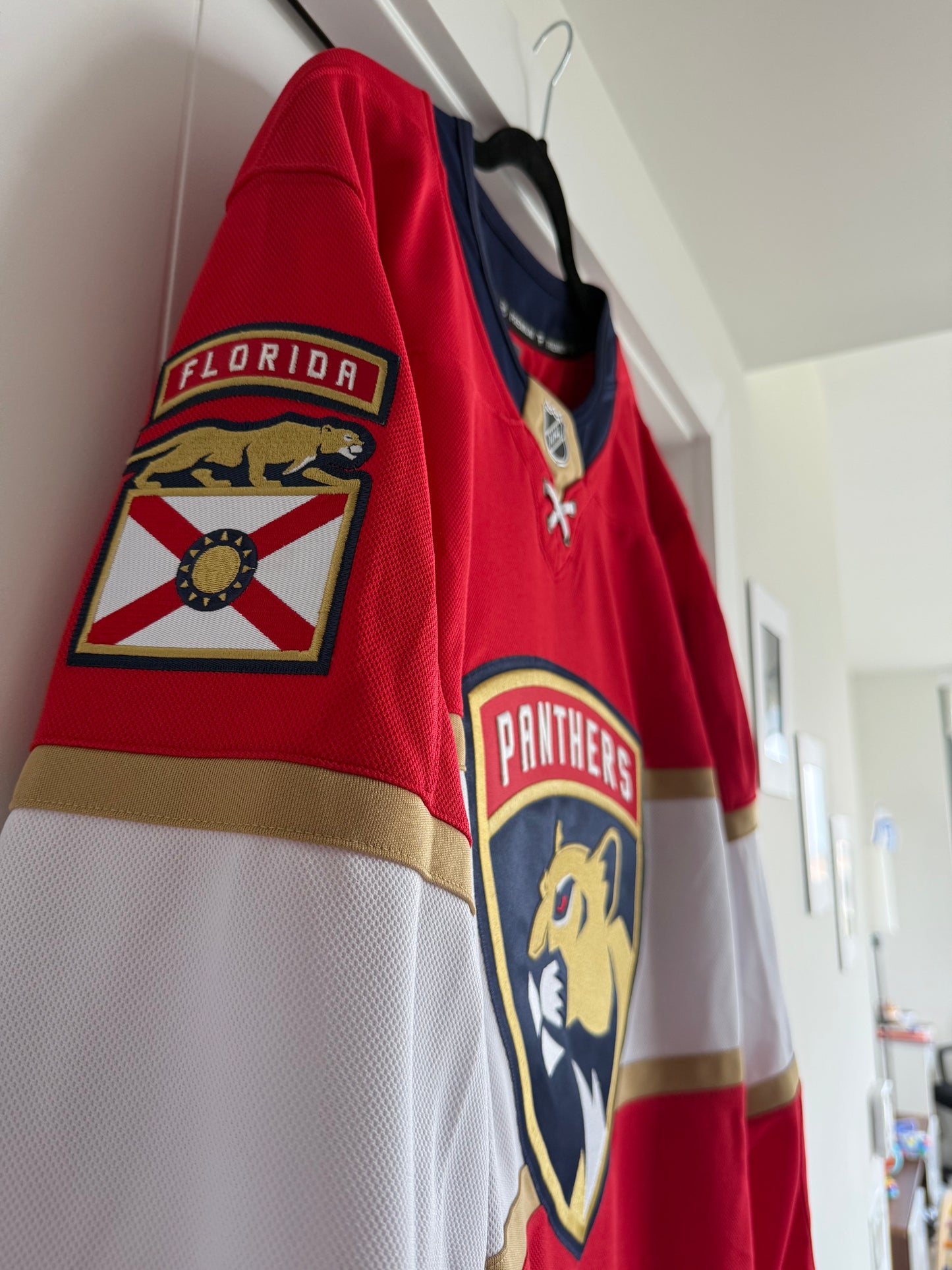 Panthers Fanatics Premium Red 52 (NWT) Blank