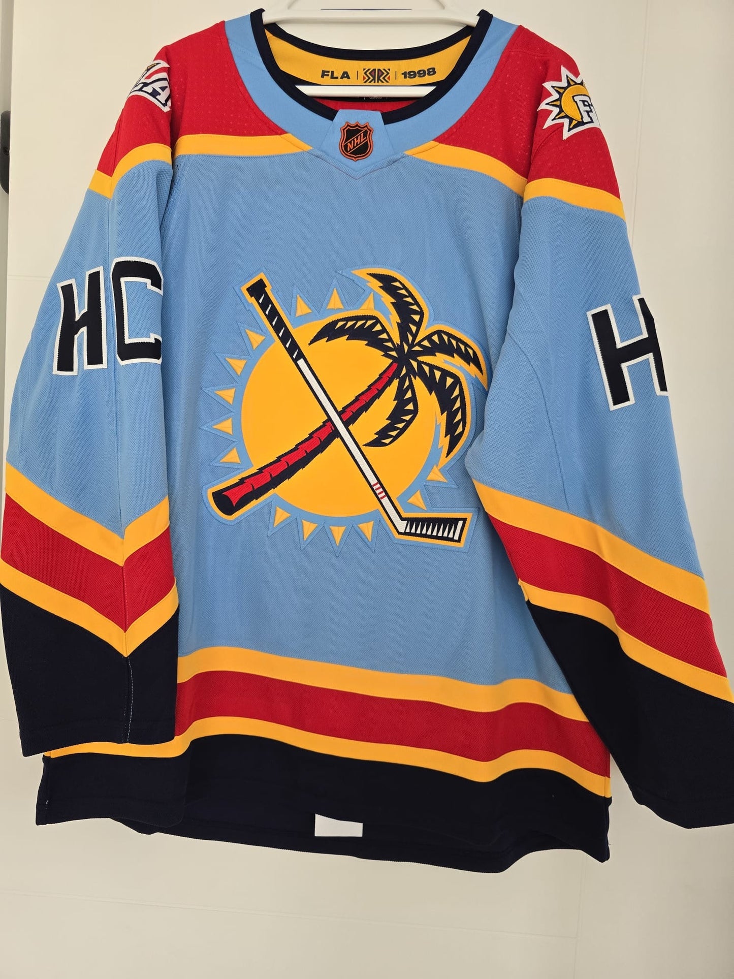 Panthers Paul Maurice Adidas Authentic Reverse Retro 2.0 54 (NWT) Special HC