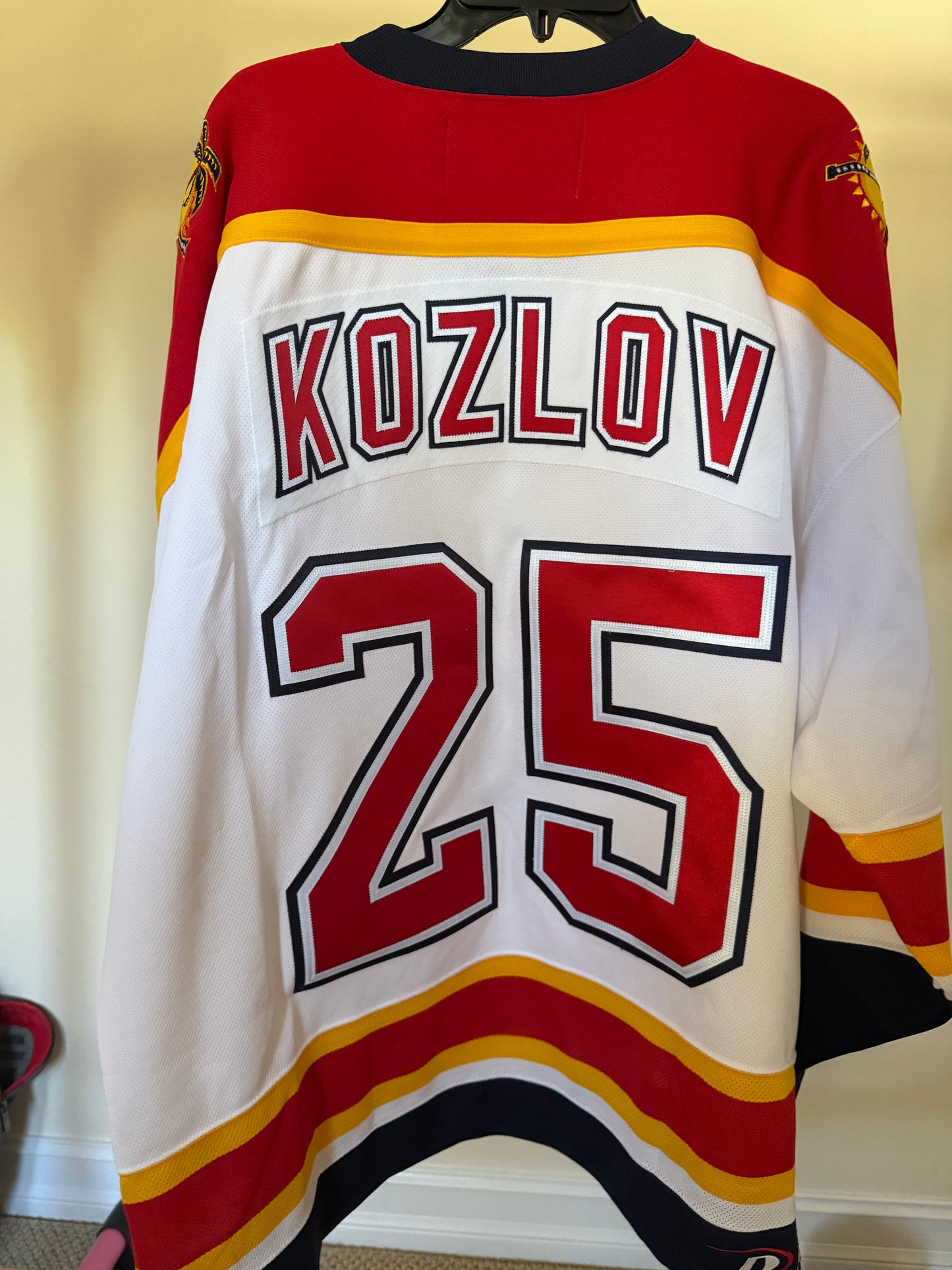 Panthers Viktor Kozlov Pro Player Replica White XXL used