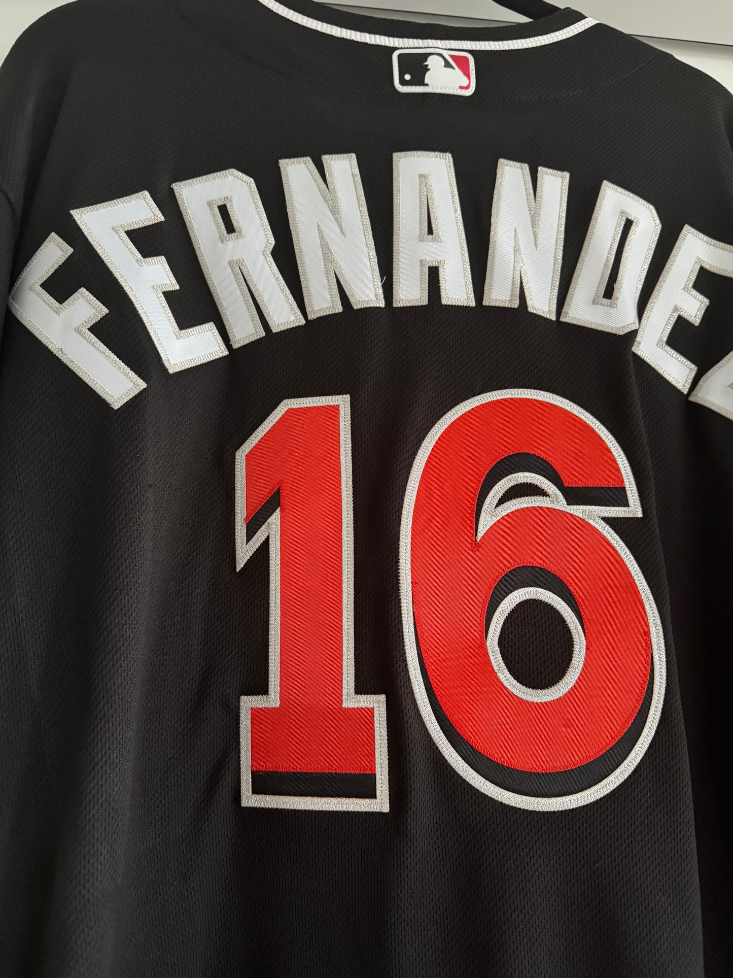 Marlins Jose Fernandez Majestic Athletic Flexbase Authentic Black 52 NWT