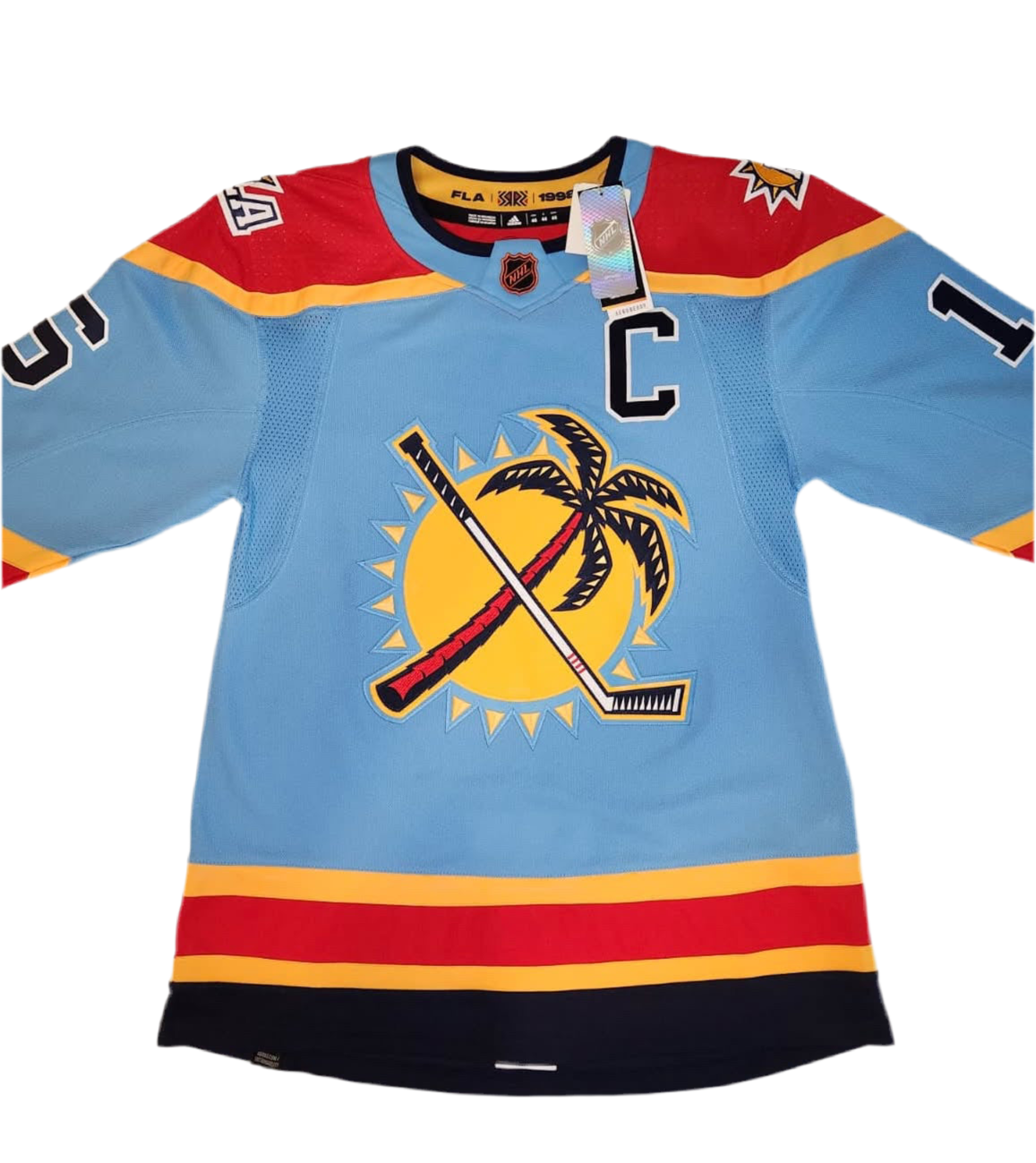 Panthers Alexander Barkov Adidas Authentic Reverse Retro 2.0 46 (NWT)