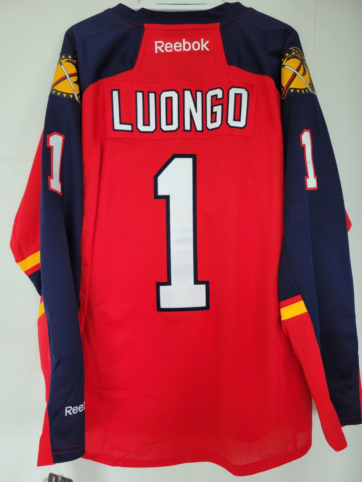 Panthers Roberto Luongo Reebok Replica XX Anniversary Red XL NWT