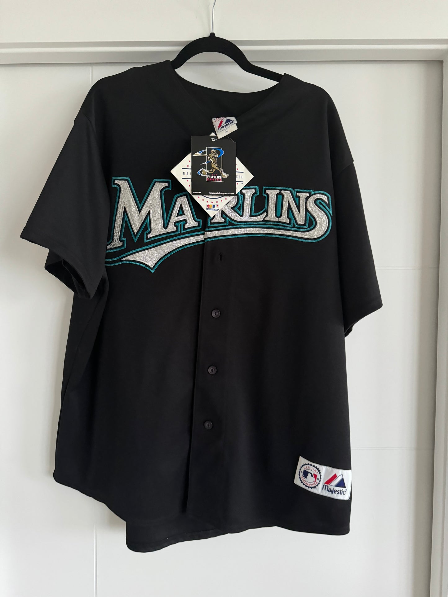 Marlins Dontrelle Willis Majestic Replica Black XXL #35 NWT