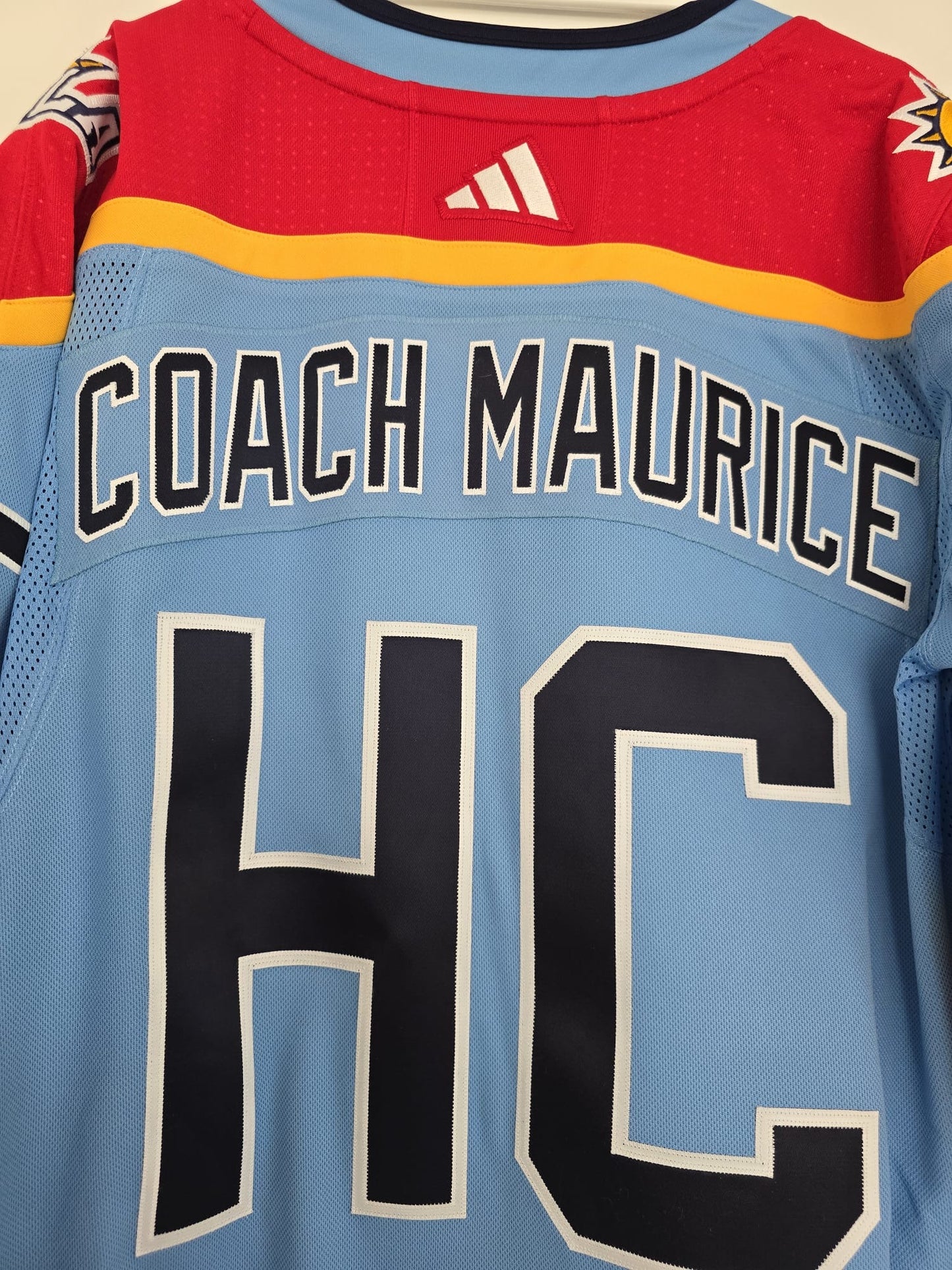 Panthers Paul Maurice Adidas Authentic Reverse Retro 2.0 54 (NWT) Special HC