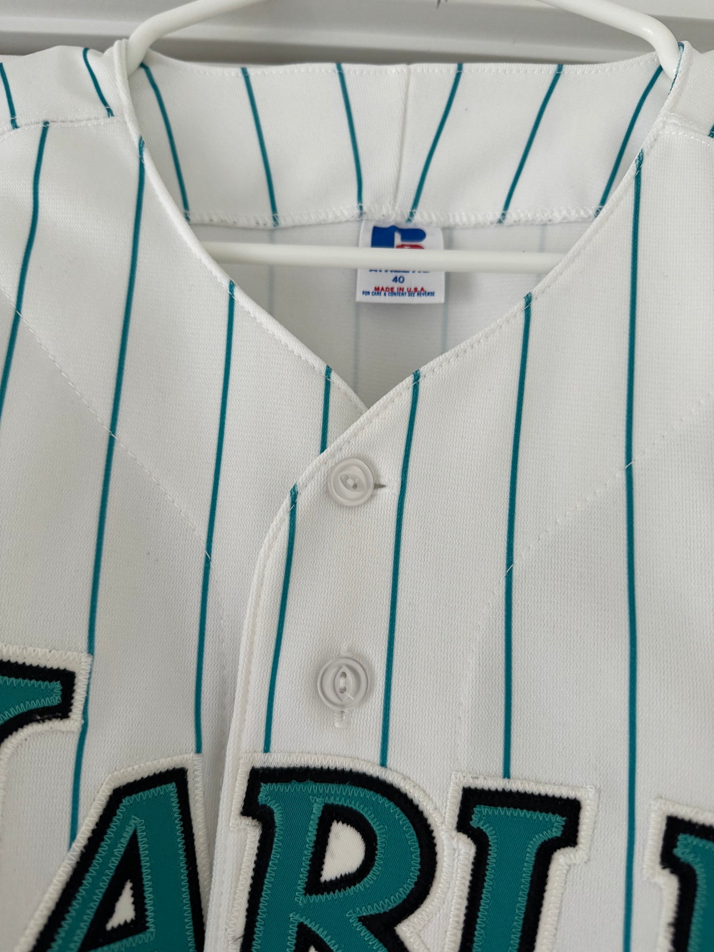 Marlins Russel Athletic Authentic White 40 Pristine