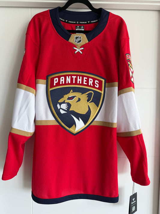 Panthers Fanatics Premium Red 52 (NWT) Blank