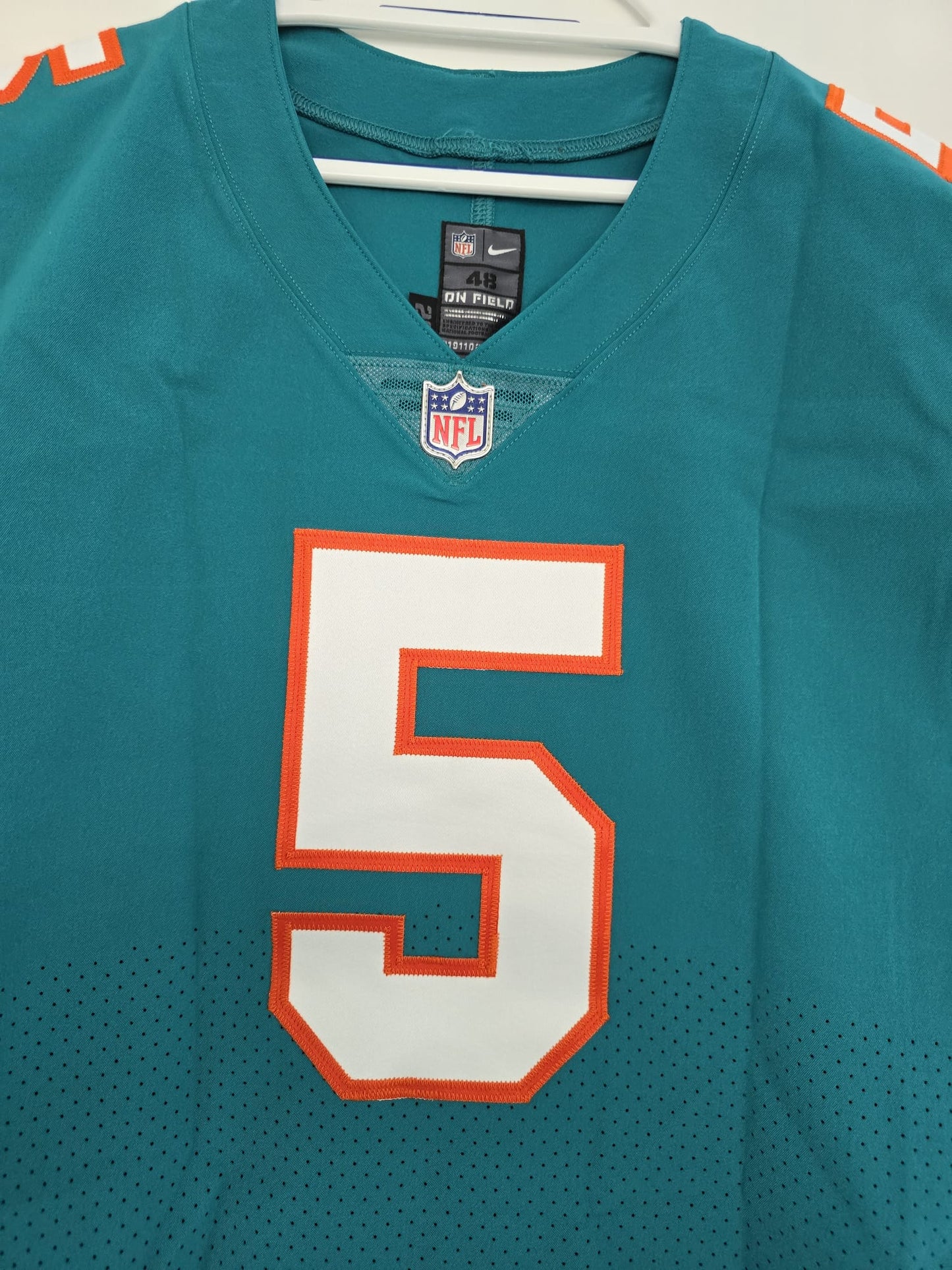 Dolphins Jalen Ramsey Team Issued Nike Throwback Aqua 48