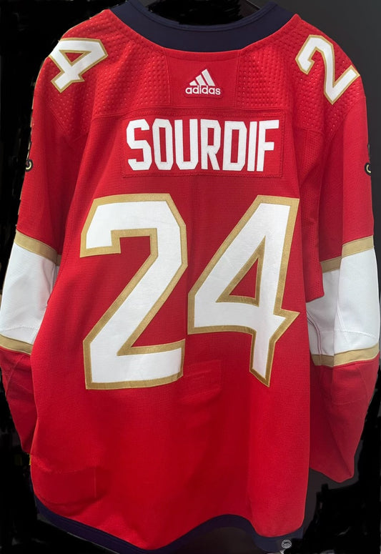 Panthers Justin Sourduf Game Worn 2021 preseason Jersey 56