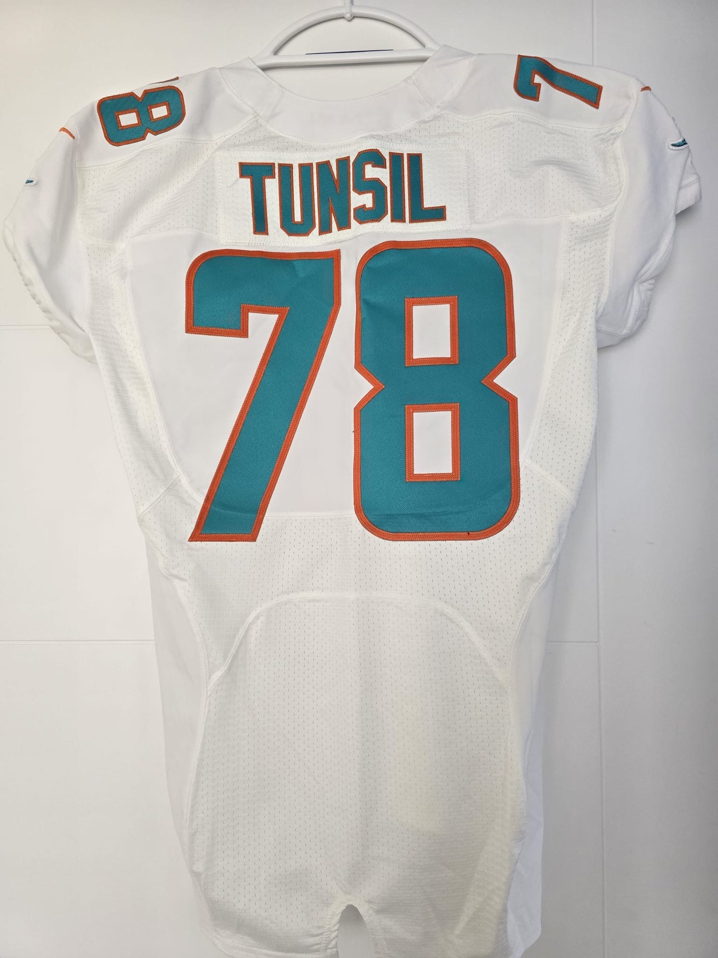 Dolphins Laremy Tunsil Team Issued Nike White 46