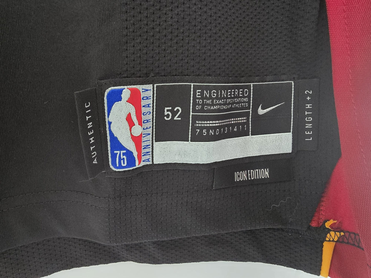 Heat Coach Spo NBA 75th Anniversary Nike Authentic 52 (NWOT)