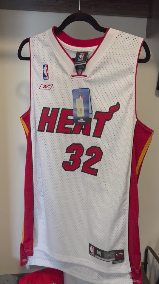 Heat Shaquille O’Neal Reebok Swingman White L NWT